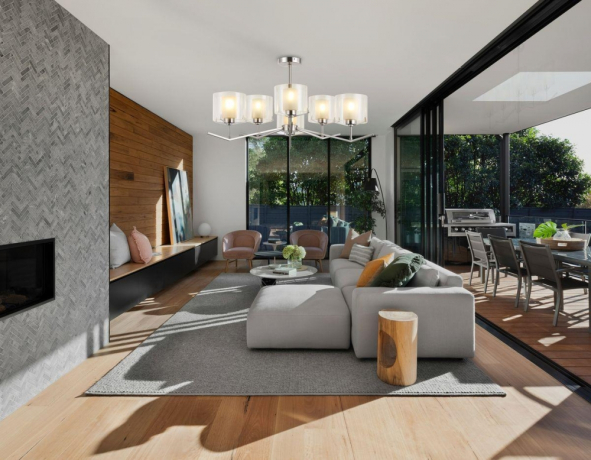 Люстра на штанге Ambrella Light HIGH LIGHT LH57002 