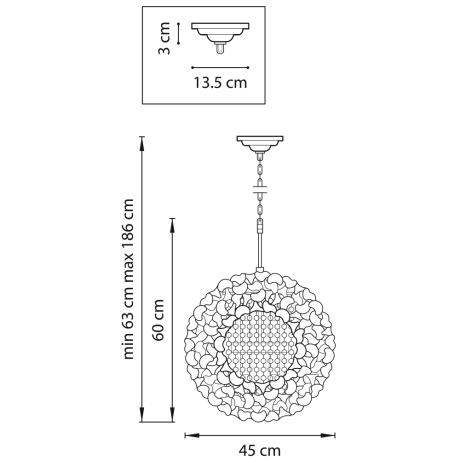 Подвесной светильник Lightstar Verona 727061 