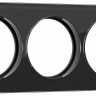 Рамка на 3 поста Werkel черный W0035108