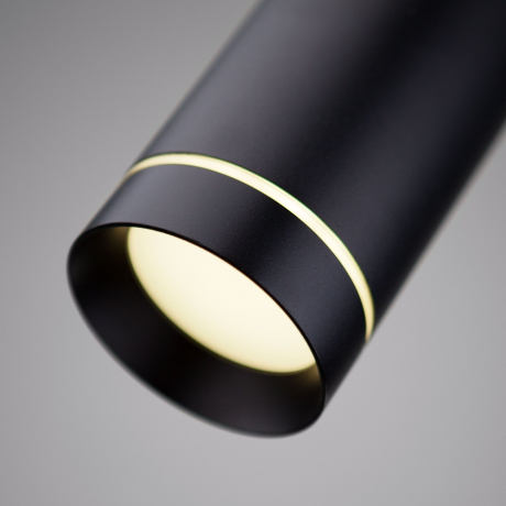 Подвесной светодиодный светильник Elektrostandard DLR023 12W 4200K черный матовый a040264 (a040264) 