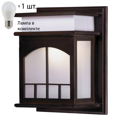 Настенный  светильник с лампочкой Velante 513-721-01+Lamps E27 P45 