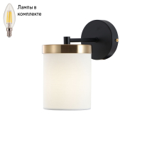 Бра с лампочкой Arte lamp A4099AP-1BK+Lamps