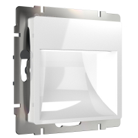 Заглушка для поста с подсветкой, без рамки Werkel белый W1154101