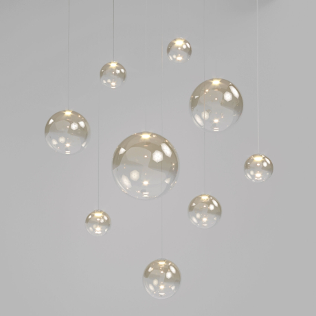 Подвесной светильник Eurosvet Wonder 50230/1 LED янтарный 