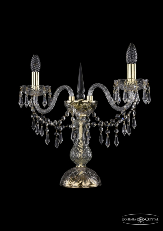 1403L/2/141-39/G Настольная лампа Bohemia Ivele Crystal 