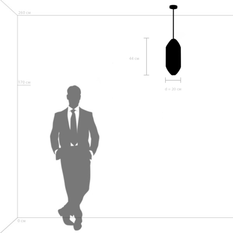 Светильник подвесной с Led лампочками в комплекте Lightstar 720087+Lamps 