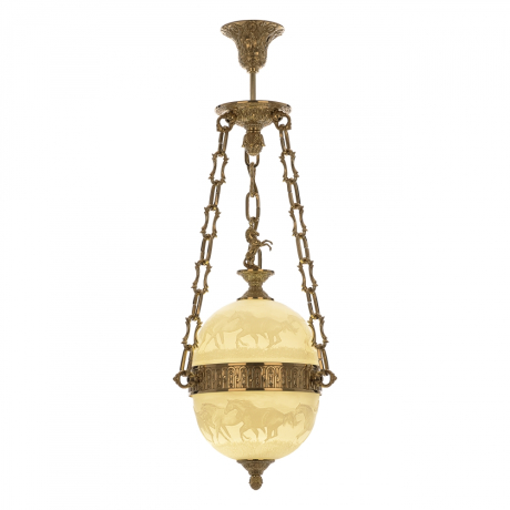 Подвесной светильник Bohemia Ivele Crystal 7100 71000P/20 G Horse FH1S 