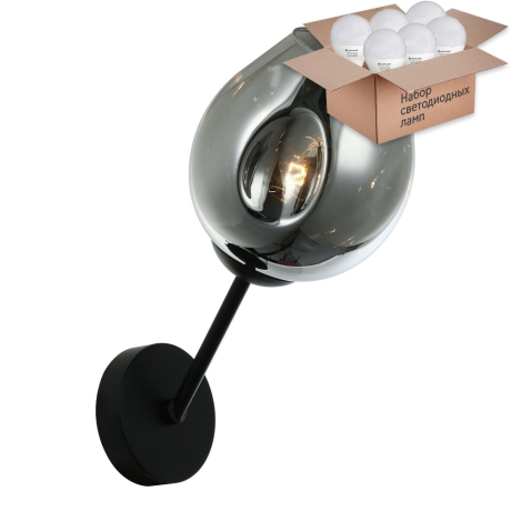 Бра с лампочкой Favourite Traube 2359-1W+Lamps E27 P45 