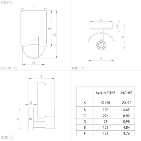 Бра с лампочкой Eglo 900375+Lamps 