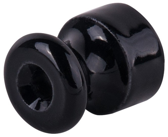 Изолятор керамический Werkel Ретро (черный) W6431308