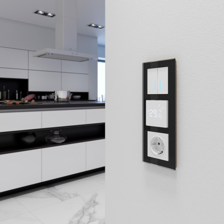 Умный терморегулятор сенсорный для теплого пола Werkel W1151201 белый