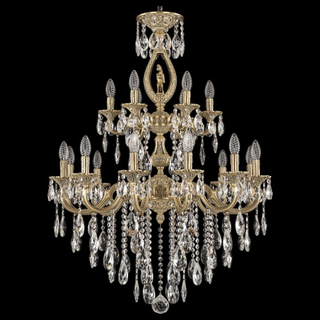 Подвесная люстра Bohemia Ivele Crystal 7201 72401/12+6/250/2d B FP FH1M 