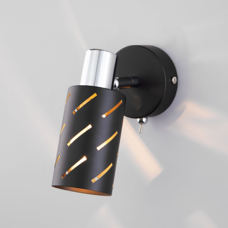 Бра Eurosvet Fente 20090/1 черный/хром 