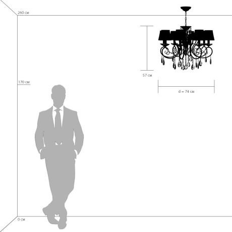 Подвесная люстра Lightstar Ricerco 693082 