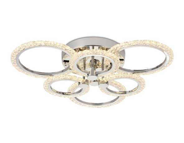 Потолочная светодиодная люстра с пультом д/у Ambrella light Acrylica FA414 