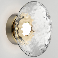 Накладной светильник Eurosvet Ripple 50389/1 LED латунь