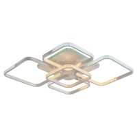 Светодиодная диммируемая люстра с ПДУ Profit Light 8026/4+1 WHT B 164W+10W RGB