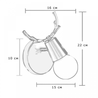 Бра с рожками Deer A Blue ImperiumLoft DEER01 (181039-26)