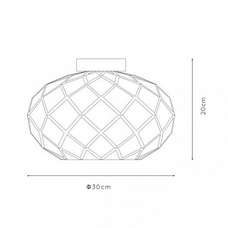 Потолочный светильник Lucide Wolfram 21117/30/30 