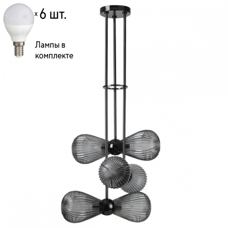 Подвесной светильник с лампочками Odeon 5417/6+Lamps 