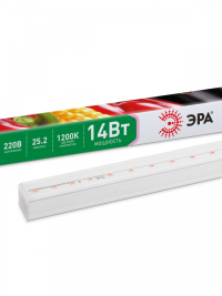 Светильник для растений, фитолампа светодиодная линейная ЭРА FITO-14W-Т5-N красно-синего спектра 14 Вт Т5 Б0045232