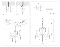 Подвесная люстра Ambrella Light TR TR4916