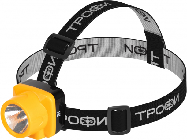 Налобный светодиодный фонарь ЭРА Трофи аккумуляторный 53х53х58 80 лм TG1 Б0053033 