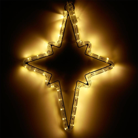 Светодиодная фигура Звездочка теплый свет Ardecoled ARD-Star-M3-380X250-36Led Warm (25314)