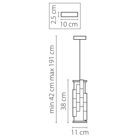 Подвесной светильник Limpio Osgona 722030 