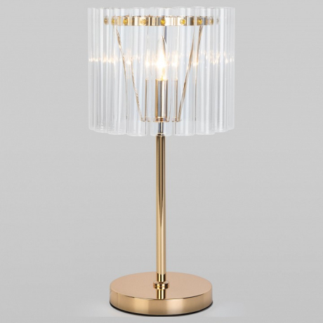 Настольная лампа декоративная Bogate's Flamel 01116/1 золото 