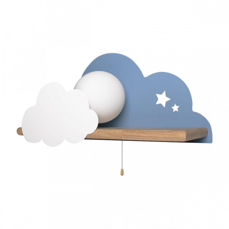 Светильник на стену с Led лампочками в комплекте LOFT IT 10134 Blue+Lamps 