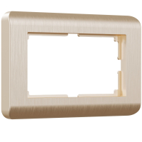 Рамка на 2 поста Werkel Stream (шампань) W0082111