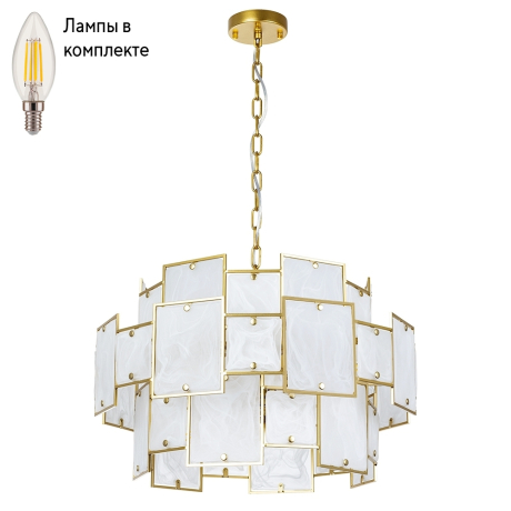 Люстра подвесная с лампочками Arte lamp A4068LM-12SG+Lamps 