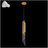 Светильник подвесной с Led лампочками в комплекте CRYSTAL LUX Credo SP1 Gold+Lamps 