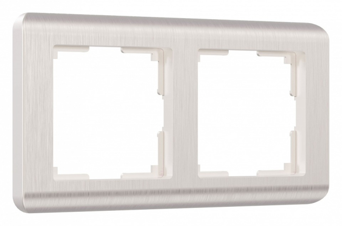 Рамка на 2 поста Werkel Stream (перламутровый) W0022113