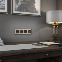 Клавиши для выключателя c подсветкой Werkel бронзовый W1119112