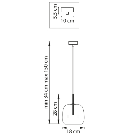 Подвесной светильник Lightstar Cupola 804008 