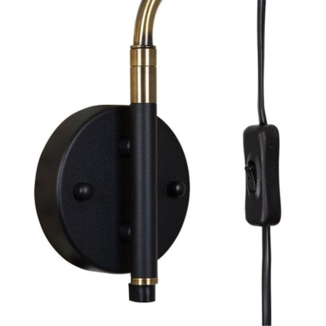 Бра с лампочкой Arte lamp A7055AP-1BK+Lamps 