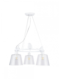 Люстра с лампочками Arte Lamp Passero A4289LM-3WH+Lamps