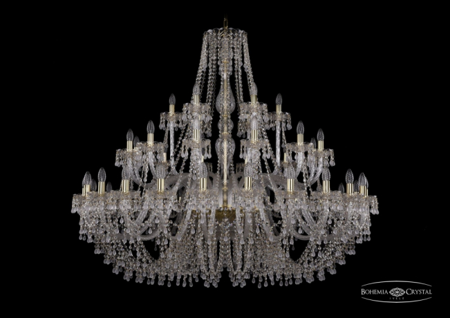 1410/24+12+6/530/G/V0300 Подвесная люстра Bohemia Ivele Crystal 