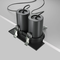 Встраиваемый светильник на штанге Maytoni Technical Hidden DL045-02-10W3K-B