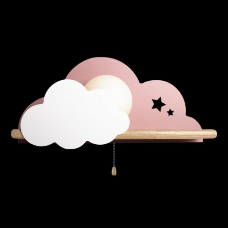 Светильник на стену с Led лампочками в комплекте LOFT IT 10134 Pink+Lamps 