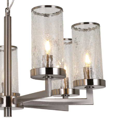 Подвесная люстра с лампочками Favourite Assembly 2374-7P+Lamps E14 Свеча 