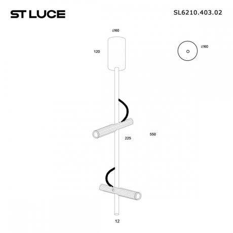 Светильник на штанге ST-Luce LILT SL6210.403.02 