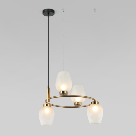 Подвесная люстра Eurosvet Alva 30183/4 латунь 