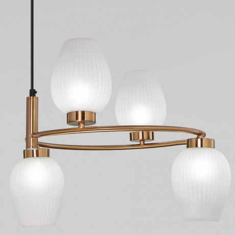 Подвесная люстра Eurosvet Alva 30183/4 латунь 