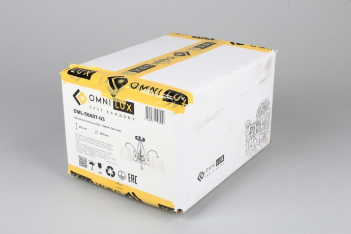 Люстра с поддержкой Маруси потолочная Omnilux OML-56607-03-M 