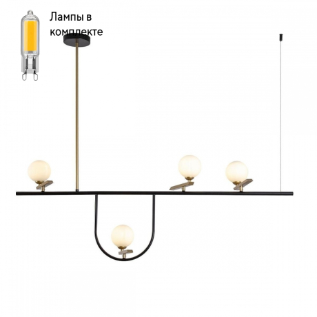 Светильник подвесной с Led лампочками в комплекте F-Promo 4109-4P+Lamps 