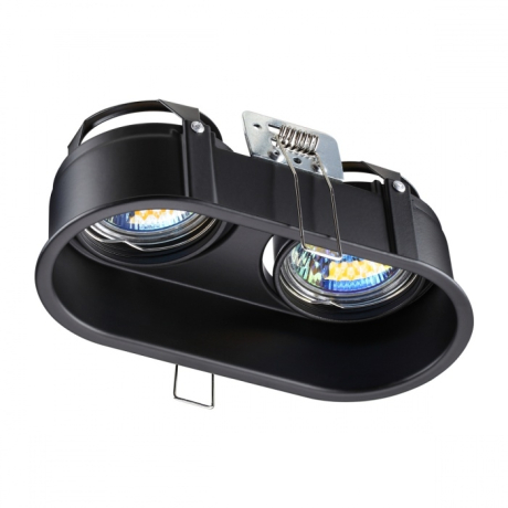 Встраиваемый светильник с лампочками Novotech Cloud 370841+Lamps Gu10 