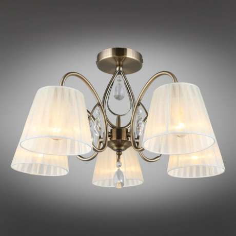 Люстра потолочная с лампочками Omnilux OML-56617-05+Lamps 